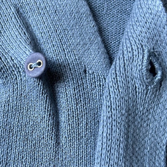 Analogie By Lil Legs Blue Double Breasted Cardigan, Size 18 Months. - Picture 8 of 8